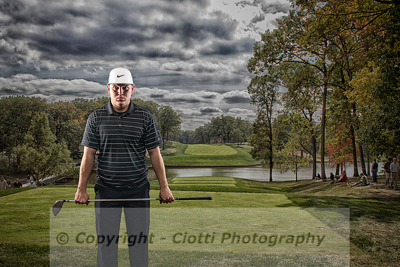 sam golf portrait